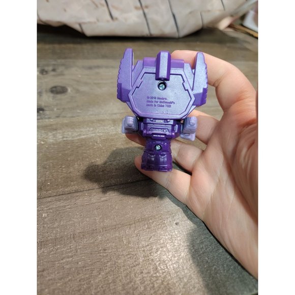 McDonald's purple robot 2018 Hasbro toy figure - Picture 3 of 5